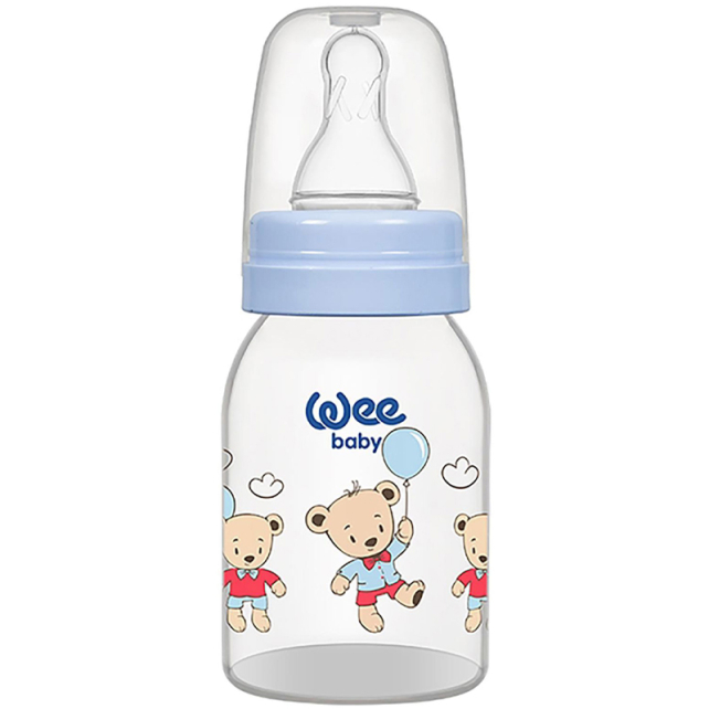 Weebaby Klasik PP Biberon - Mavi 125ml 0-6 Ay - 1