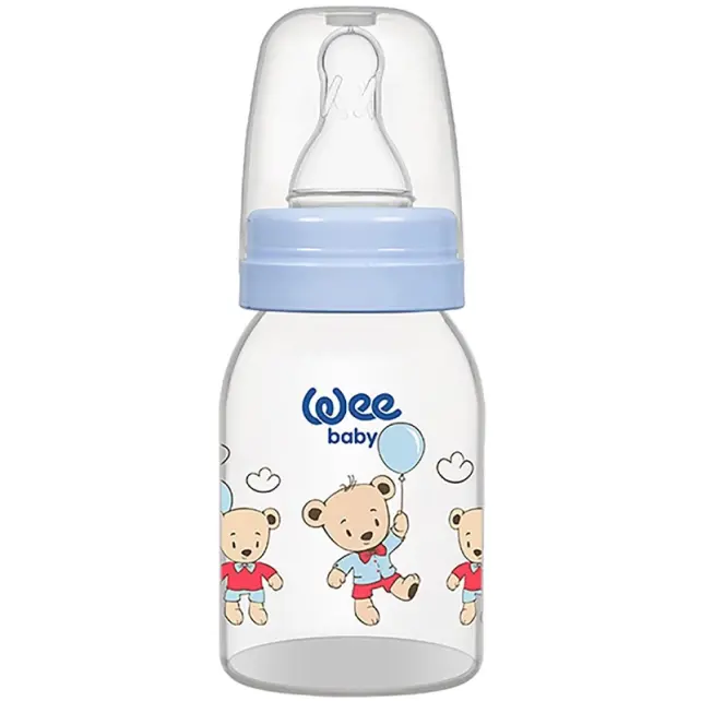 Weebaby Klasik PP Biberon - Mavi 125ml 0-6 Ay - 1