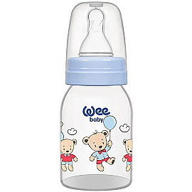 Weebaby Klasik PP Biberon - Mavi 125ml 0-6 Ay - Weebaby