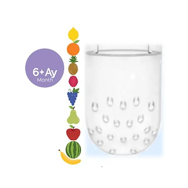 WeeBaby Meyve Süzgeci 6+Ay - Yeşil Mavi - 4