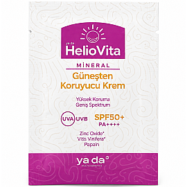 Ya Da Multicosmetics HelioVita %100 Mineral Güneş Koruyucu Krem SPF 50+  2ml - Tester