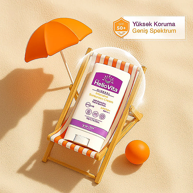 ya da multicosmetics Heliovita SPF 50+ Mineral Güneş Koruyucu Yoğunlaştırılmış Stick Krem 50ml - 4