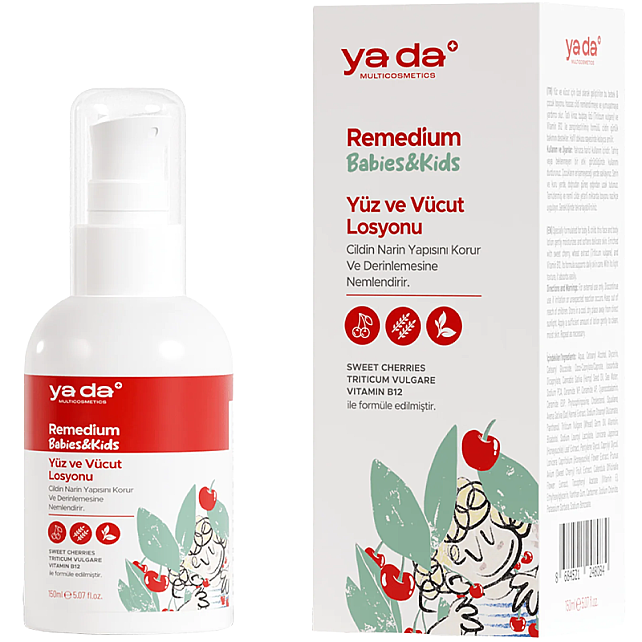 ya da multicosmetics Remedium Babies Kids - Bebek ve Çocuklar İçin Yüz ve Vücut Losyonu 150ml - 2