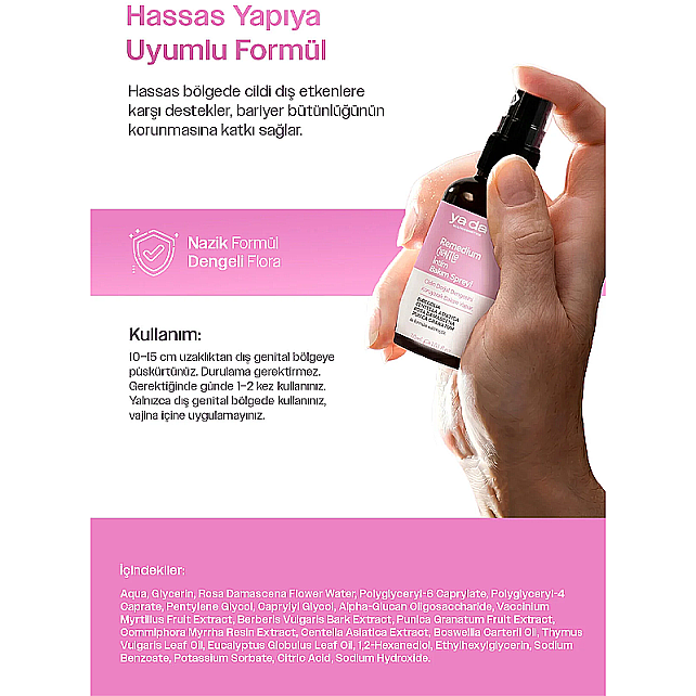 ya da multicosmetics Remedium Gentle - İntim Bakım Spreyi 30ml - 5