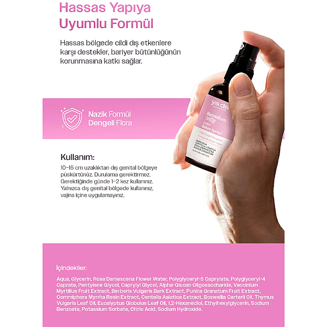 ya da multicosmetics Remedium Gentle - İntim Bakım Spreyi 30ml - 5