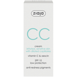 Ziaja Anti Redness Pigments CC Cream SPF 10 - Kızarıklık Karşıtı Renkli Nemlendirici 50ml - 2