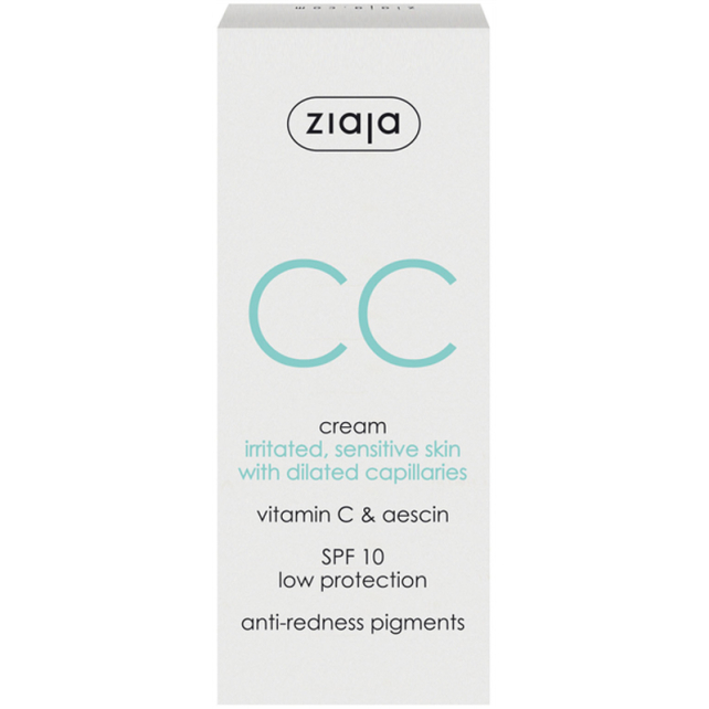 Ziaja Anti Redness Pigments CC Cream SPF 10 - Kızarıklık Karşıtı Renkli Nemlendirici 50ml - 2