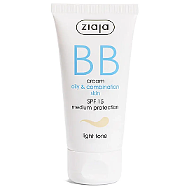 Ziaja BB Cream Oily Combination - Renkli Nemlendirici Light 50ml - Ziaja