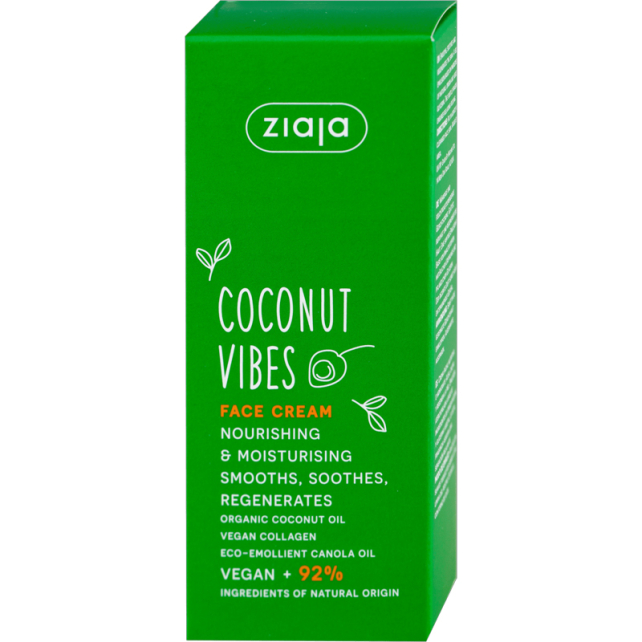 Ziaja Coconut Vibes Face Cream - Nemlendirici Bakım Kremi 50ml - 2