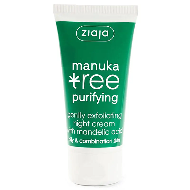 Ziaja Manuka Tree Genty Exfoliating Night Cream - Badem Asitli Gece Kremi 50ml - 1