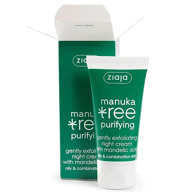 Ziaja Manuka Tree Genty Exfoliating Night Cream - Badem Asitli Gece Kremi 50ml - 2