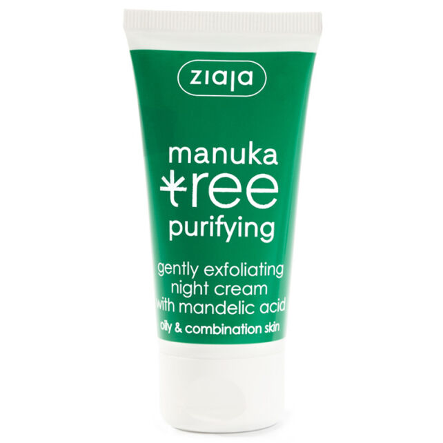 Ziaja Manuka Tree Genty Exfoliating Night Cream - Badem Asitli Gece Kremi 50ml - 1
