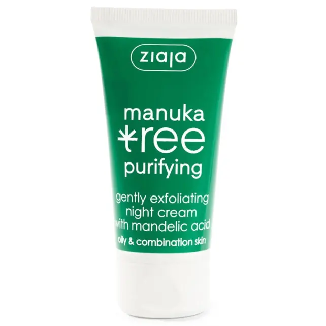 Ziaja Manuka Tree Genty Exfoliating Night Cream - Badem Asitli Gece Kremi 50ml - 1