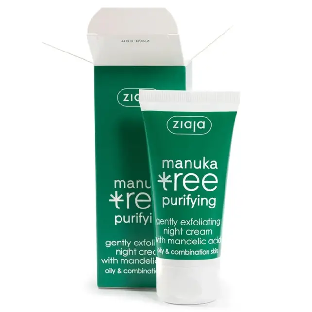 Ziaja Manuka Tree Genty Exfoliating Night Cream - Badem Asitli Gece Kremi 50ml - 2