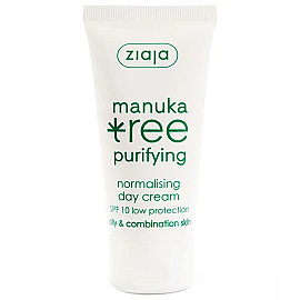 Ziaja Manuka Tree Purifying Normalising Day Cream SPF 10 - Manuka Gündüz Kremi 50ml - Ziaja
