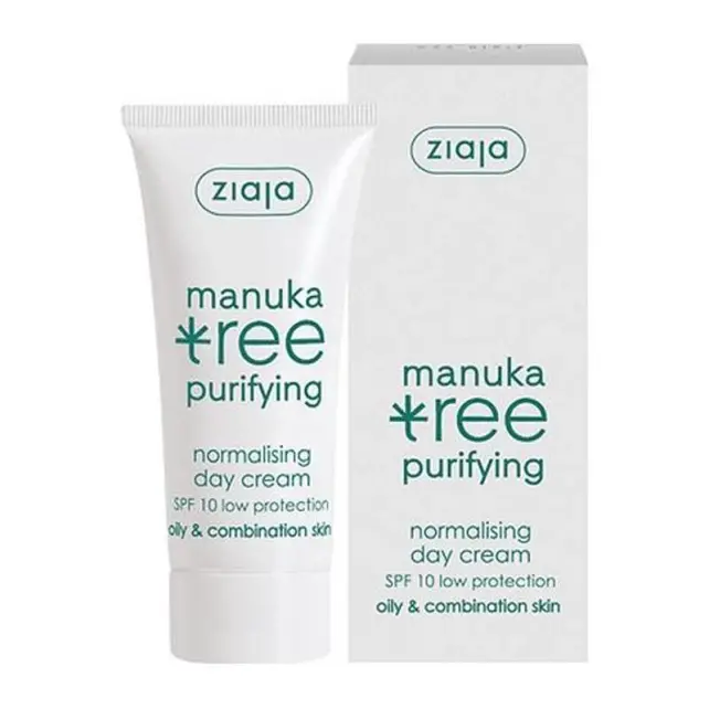 Ziaja Manuka Tree Purifying Normalising Day Cream SPF 10 - Manuka Gündüz Kremi 50ml - 2