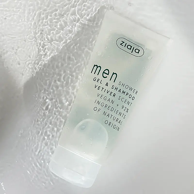 Ziaja Men 2 In 1 Shower Gel & Shampoo - Erkekler İçin Nane Özlü Duş Jeli ve Şampuan 200ml - 2