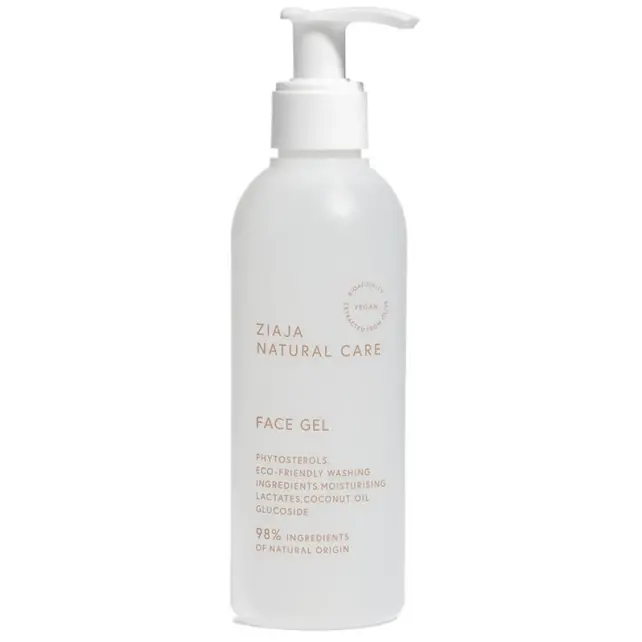 Ziaja Natural Care Face Gel - Yüz Temizleme Jeli 190ml - 1