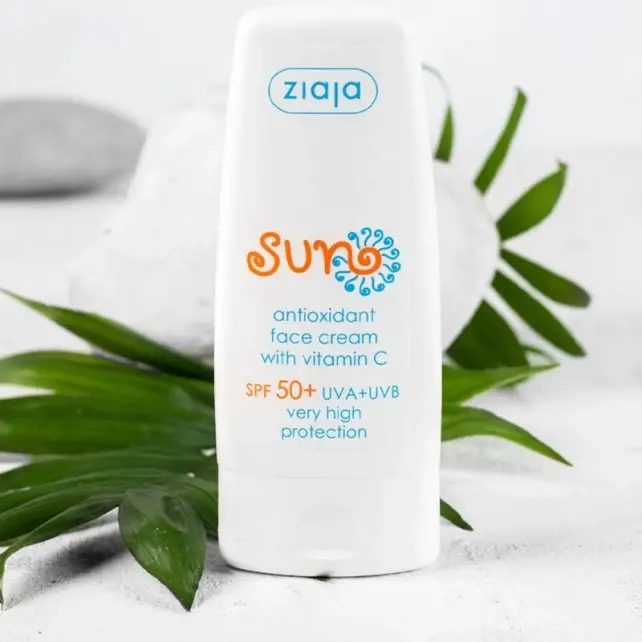 Ziaja Sun Antioxidant Face Cream SPF 50+ C Vitaminli Aksioksidanlı Yüz Kremi 50ml - 2