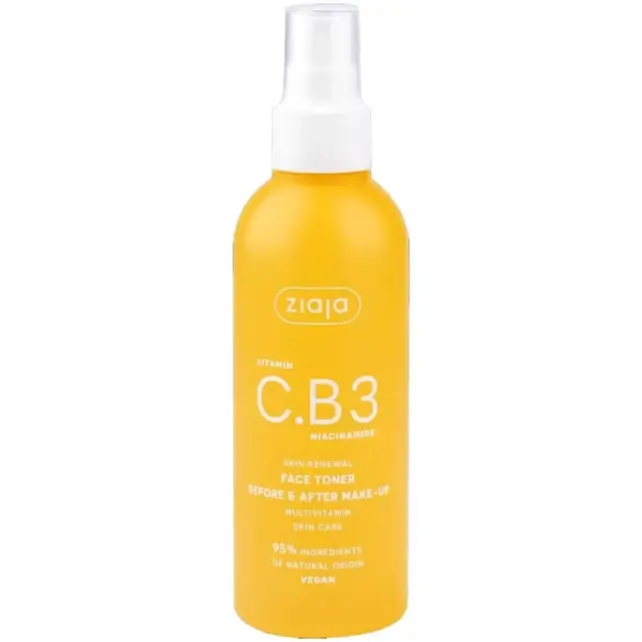 Ziaja Vitamin C.B3 Niacinamide Before After Makeup Face Toner - Yüz Toniği 190ml - 1